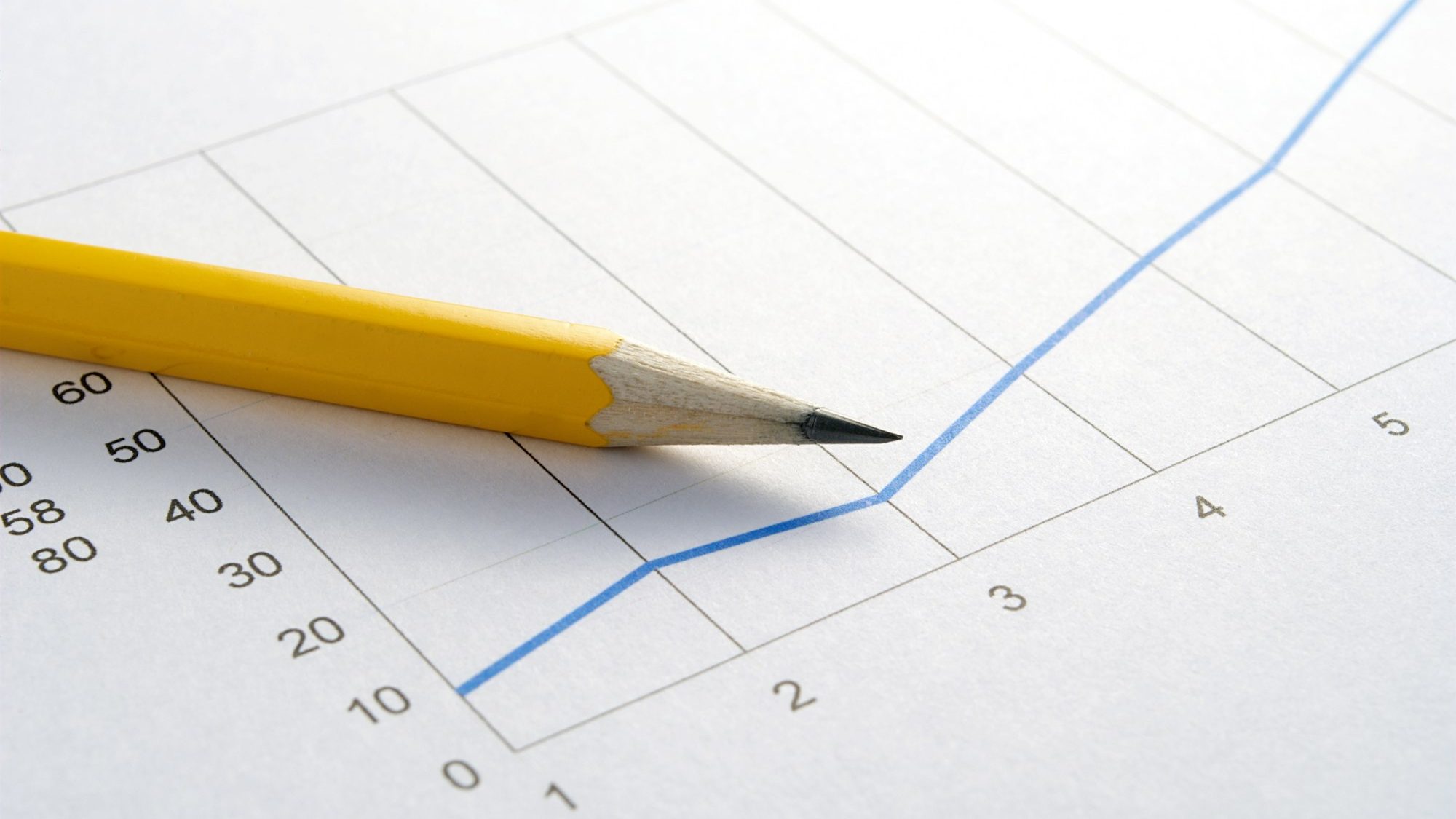 pencil and graph